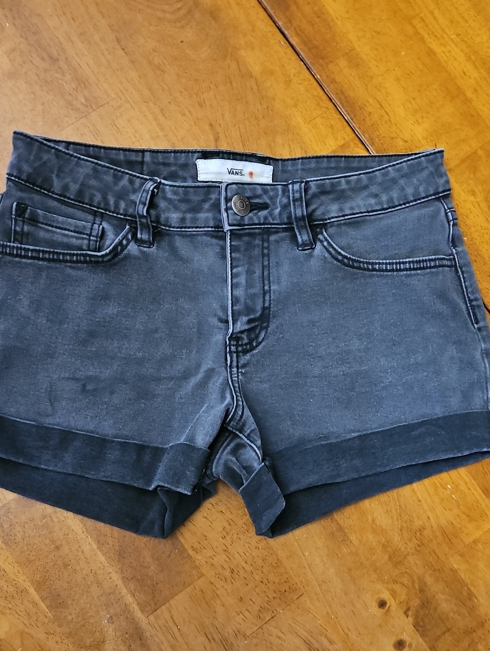 Vans Washed Black Denim Women’s Shorts